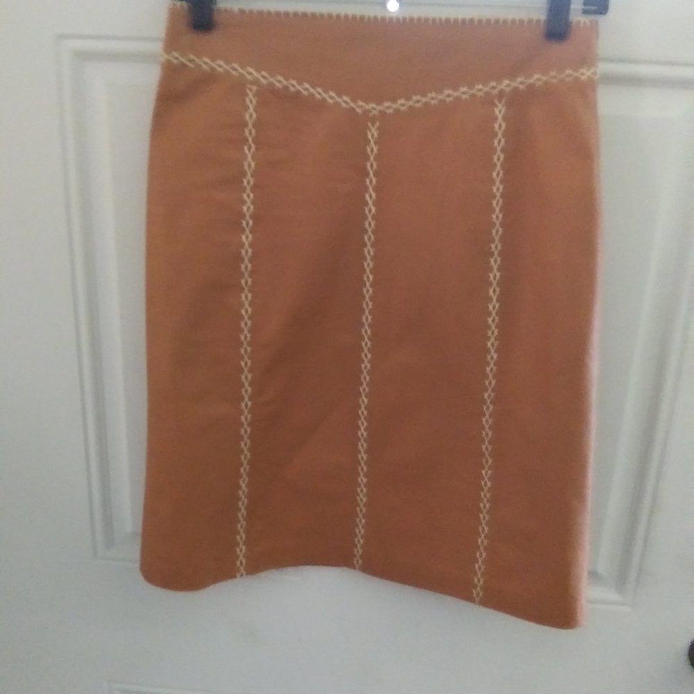 Leather Skirt size 6 Vintage Excellent
